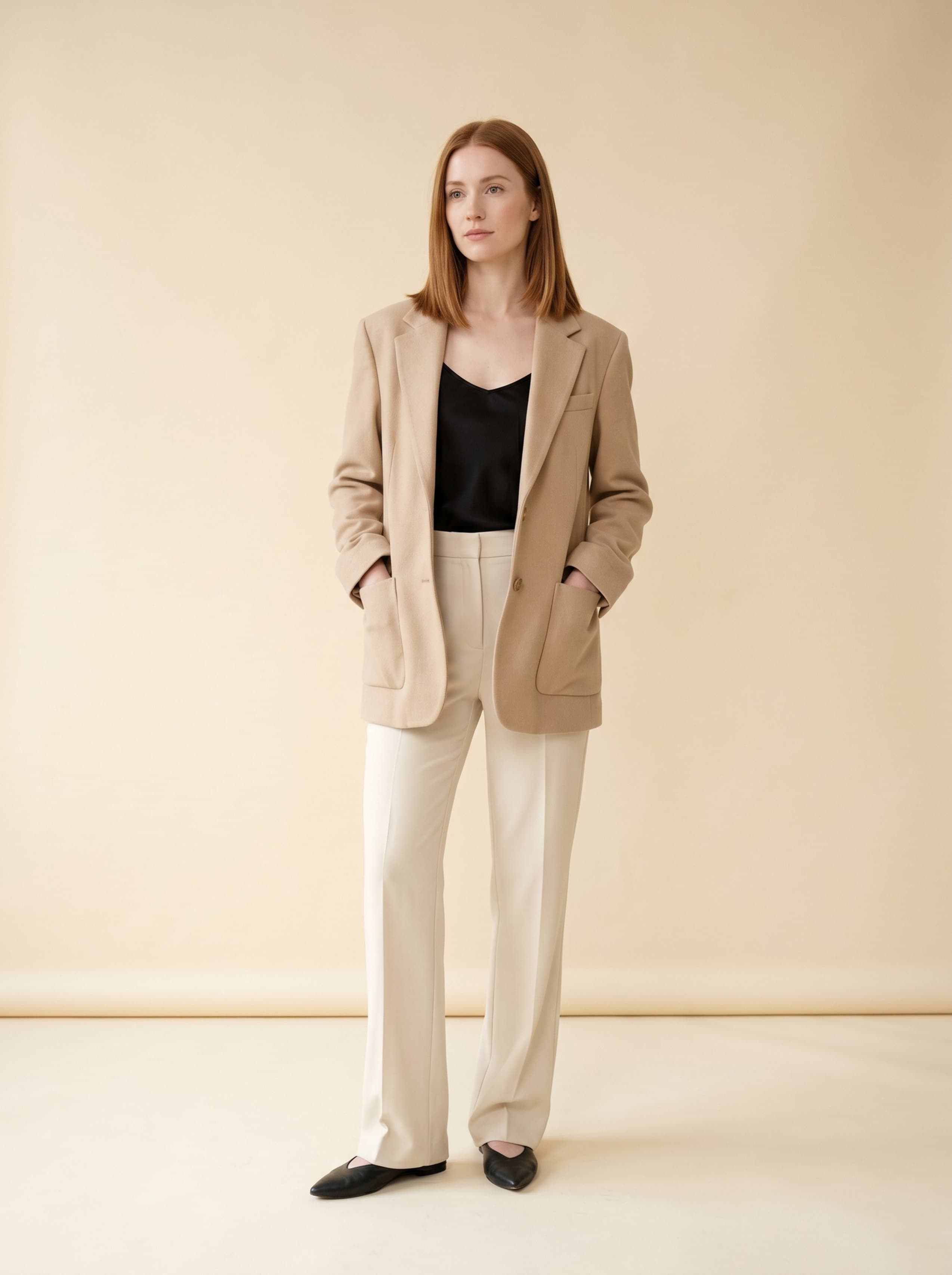 Vinted · oversized blazer studio editorial