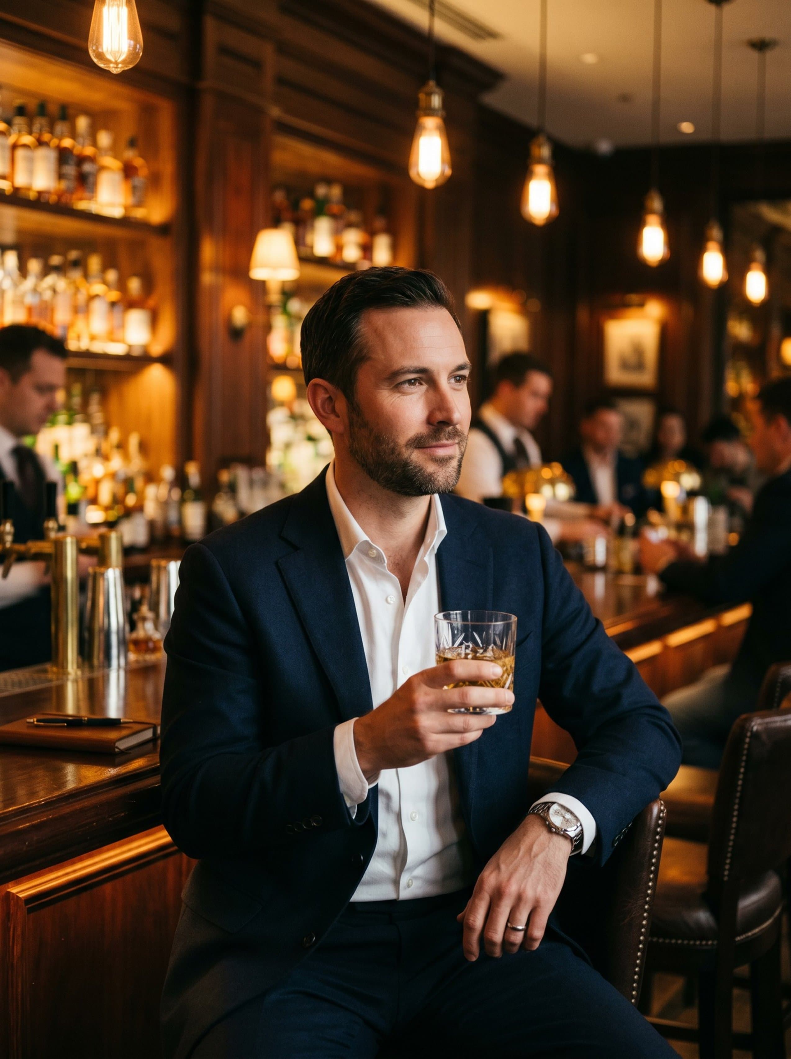 Quiet Luxury · hotel bar whisky pour