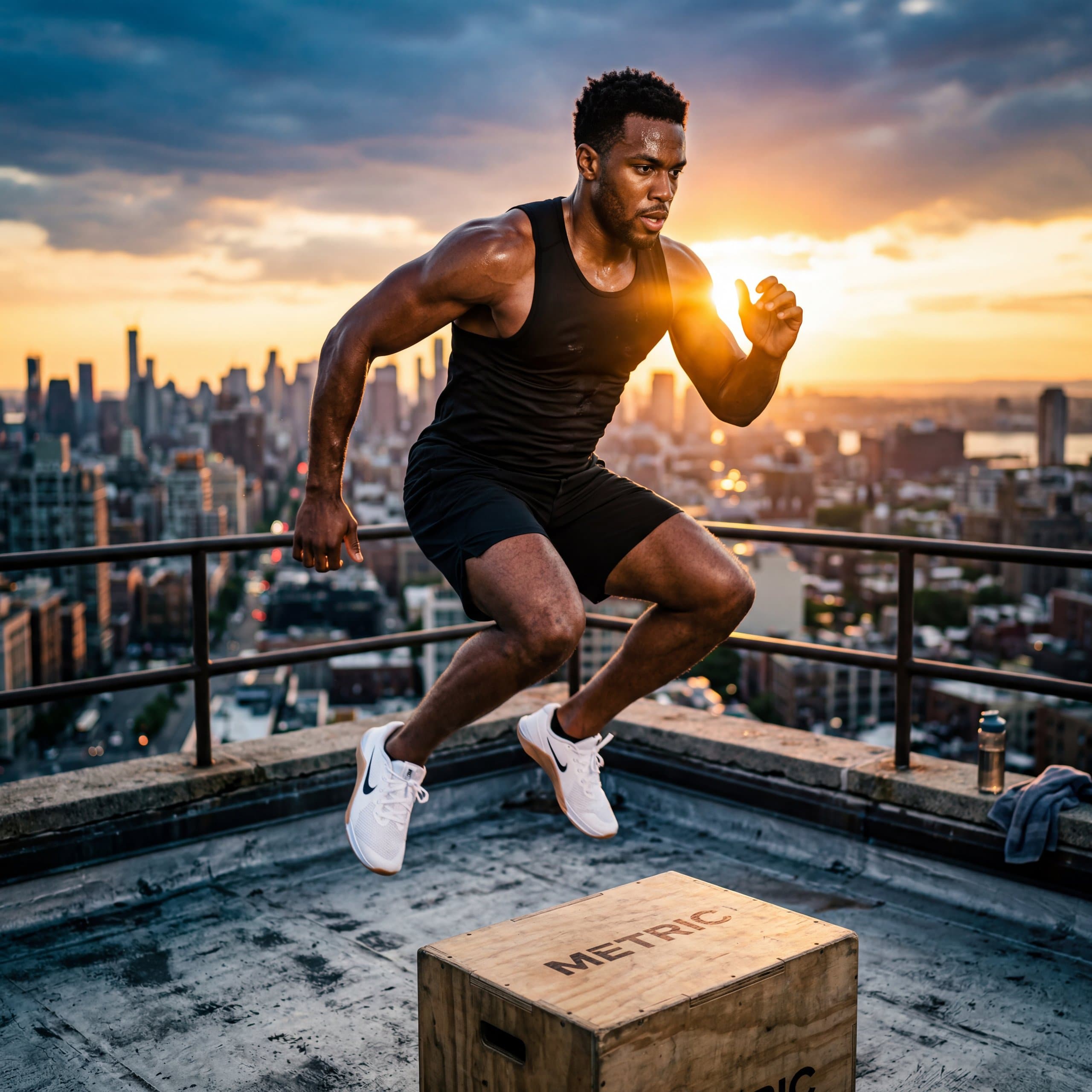 Fitness · Rooftop Box-Jump Hero