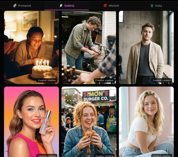 Generálj és töltsd le a fotóidat