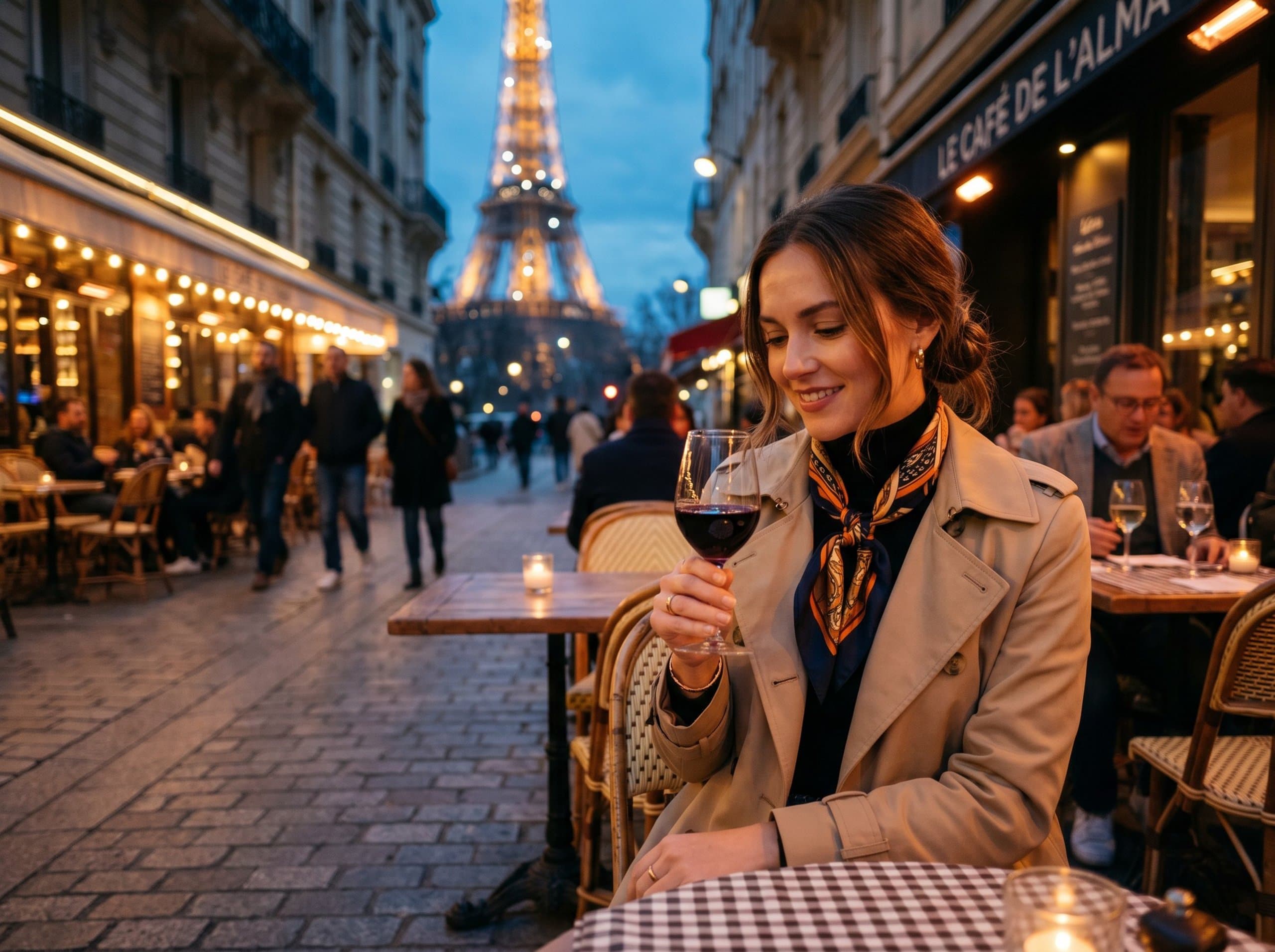 Instagram · Paris sidewalk café