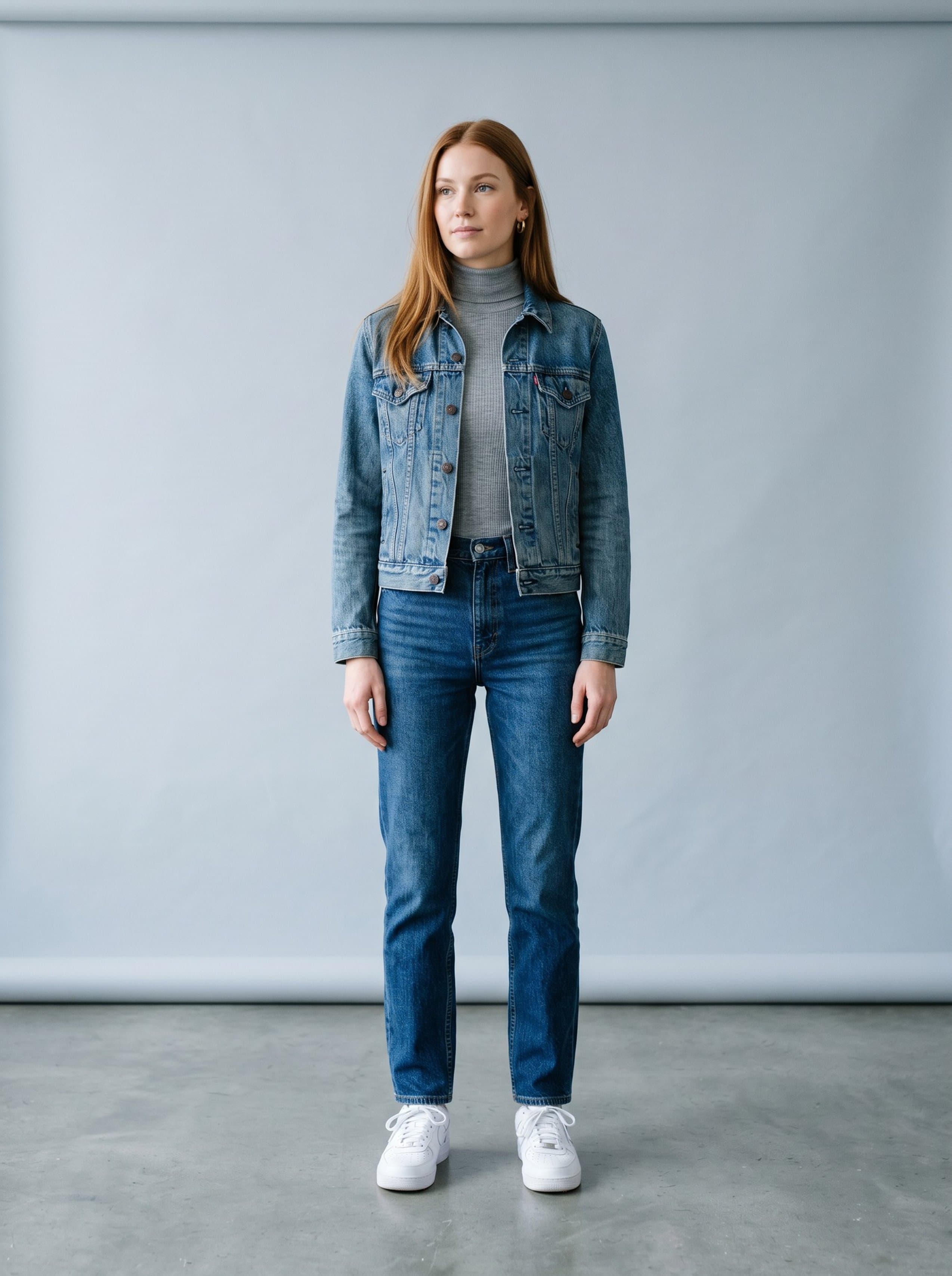 Vinted · vintage Levi's denim jacket clean studio