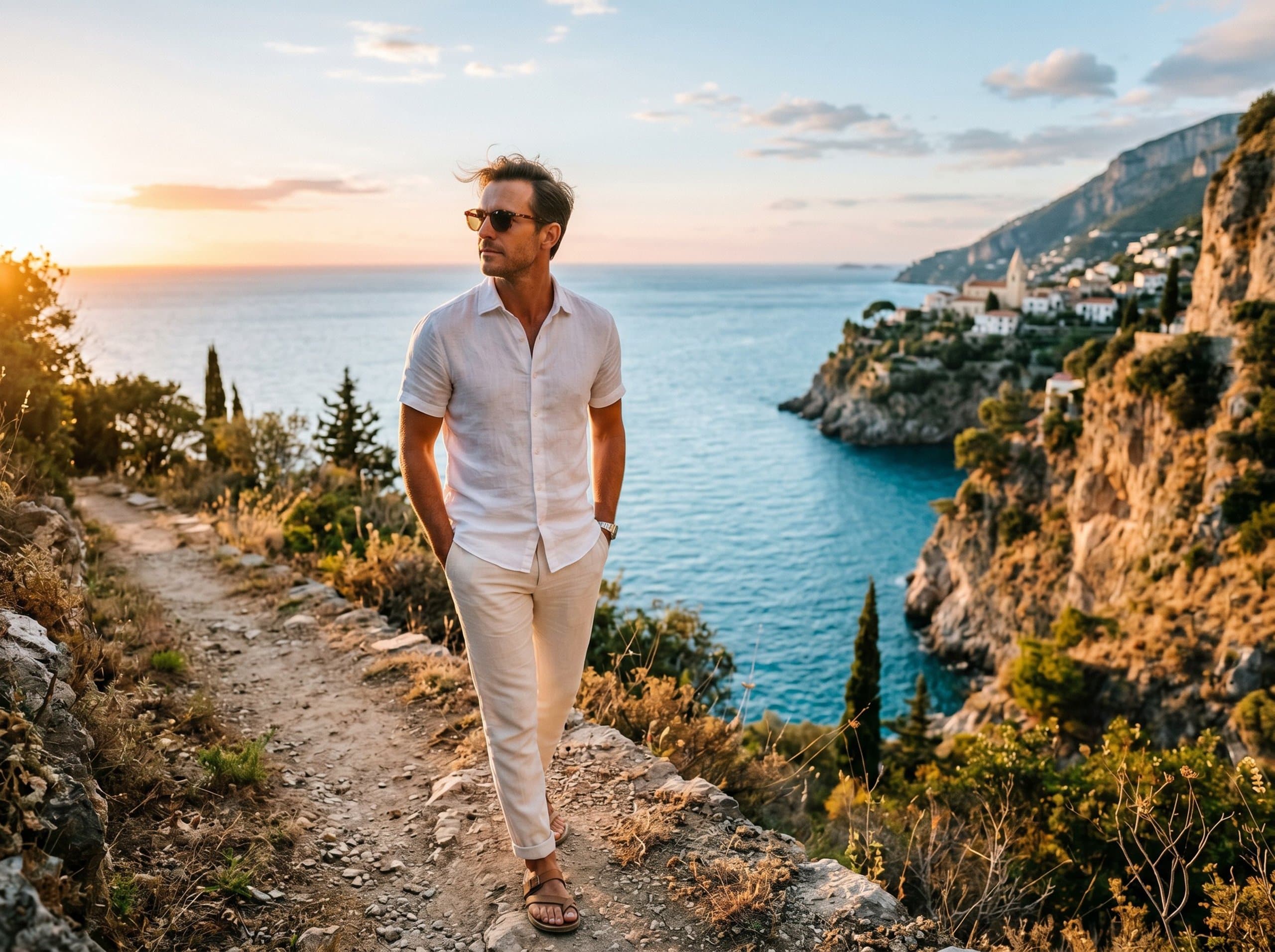 Quiet Luxury · Mediterranean coast walk
