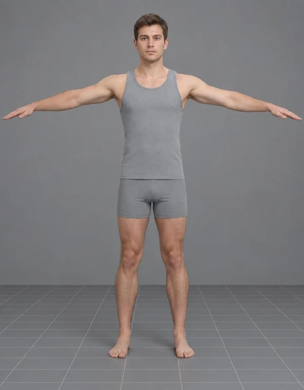 T-pose karakter